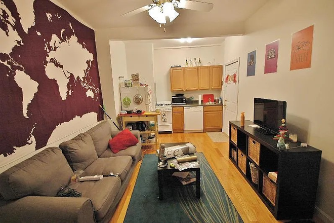 Living Room and Kitchen - Fall Sublet 58 Westland Ave Unit 7