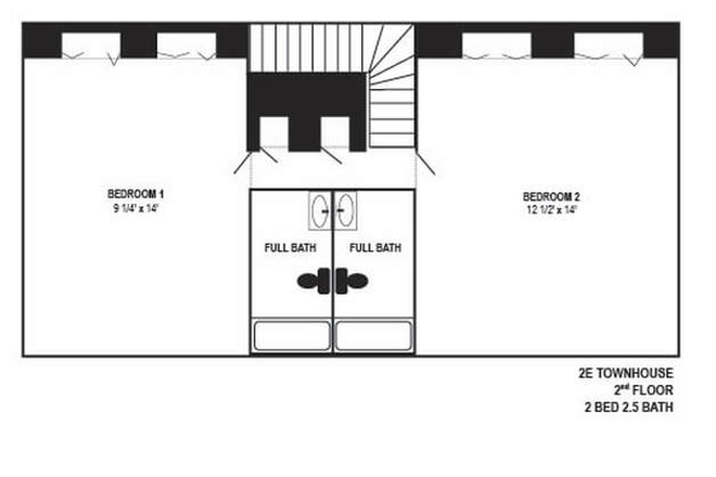 second floor - Spacious Room in 2B2.5B Near NC State