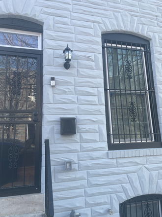 secured Front of house - Furnished Private Basement Suite for rent, 6 minutes from John Hopkins - Townhome