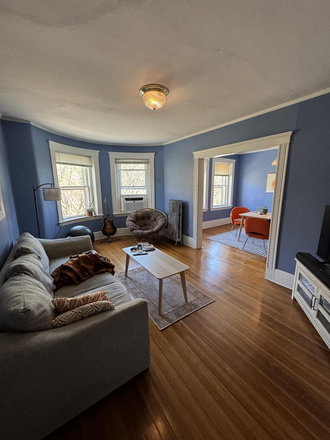 Living room - Prime Brookline Location, 3-bed/ 1-bath with in-unit laundry Triplex