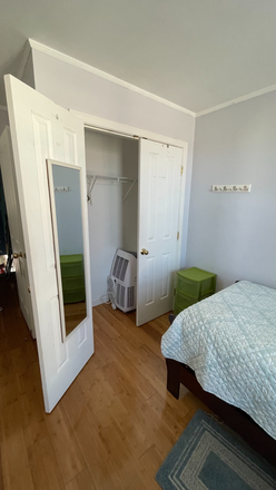 Bedroom Closet - Fully Furnished Bedroom in Family Townhouse. Close to Orange/Green line Stations. Available June 1.