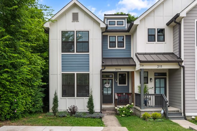 Front Exterior - $500 off Move in!  Furnished 3BR/3 bath + office & parking in East Nashville (utilities incl.)