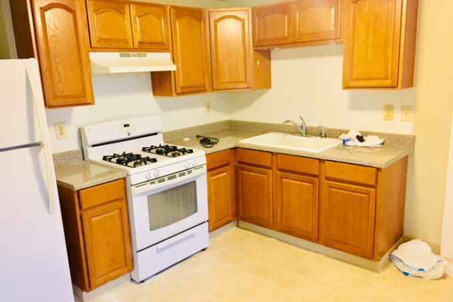 kitchen - No fee! fantastic location. renovated, near Train, laundry in unit Apartments