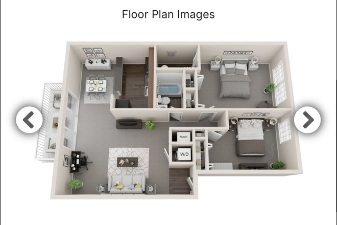 Apartment layout is flipped - Kenilworth at Charles Apartments