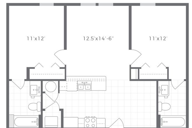 Floorplan - Woodbury Row Apartments