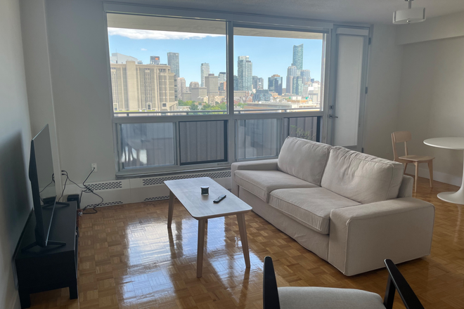 Living room - 1 bed 1 bath unit at 666 Spadina (please I’m desperate)