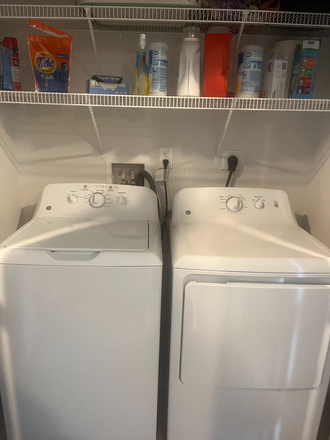 washer and dryer in unit. - North 116 Flats Apartments