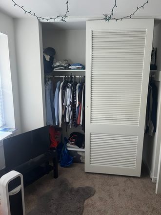 Bedroom Closet - SPRING '26 SUBLET Rugby McIntyre Apartments