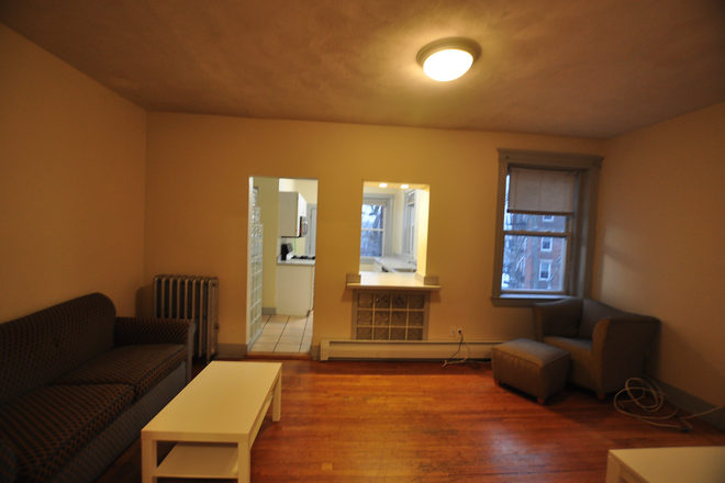 Living Room - Short & Long Term apartments for rent in the heart of Allston!