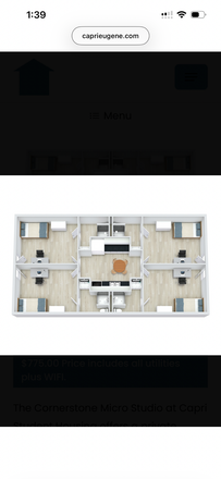 Floorplan - Capri Micro Studio Apartments