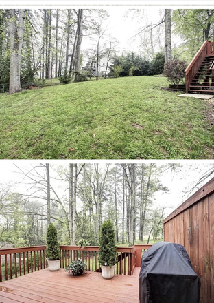 Patio - Rooms/House for rent , less than 5 miles to KSU and Town Center mall ,walmart and all other shops