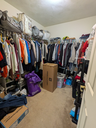 Your walkin closet - Female roommate for a Large Master Bedroom + Private Bath near Davis Square | $1,700 | Oct 1 Apartments