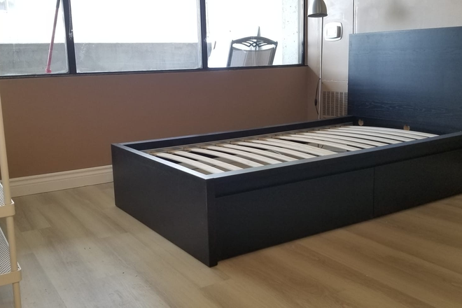 Bedoom 1 - One furnished bedroom in a 2-bedroom furnished apartment