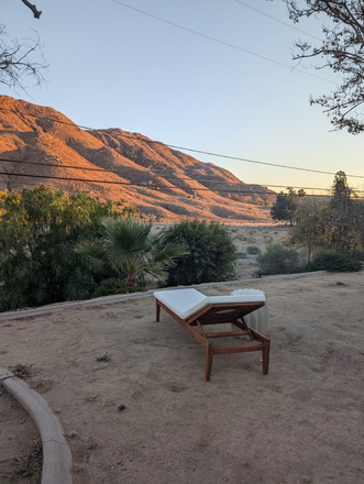 view from backyard - Short-term Rental of House or Room Next to Hiking and UCR for Entire Winter Term