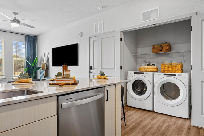In unit laundry! wowzers - Aperture Apartments