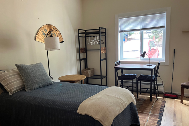 Small dining table with two chairs - Cozy Studio-Furnished Triplex