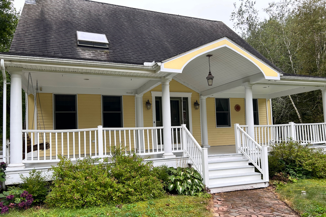 Front porch - ALL UTILITIES INCLUDED!  Custom Built Home in Peaceful Setting