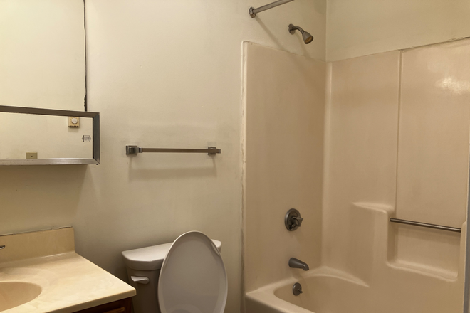 bathroom - Umass bus- August 15- small one bedroom apartment-Amherst