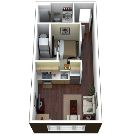 Floor Plan - The Continuum Apartments