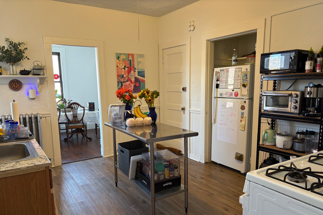 Kitchen - SUMMER SUBLET: Quiet, Spacious Apartment in Brookline, 2 minute from C Line