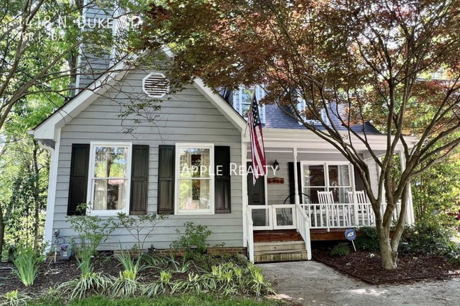 Front of house - Trinity Park 3bd/2ba home. Walking distance to East Campus and short drive to Duke hospitals