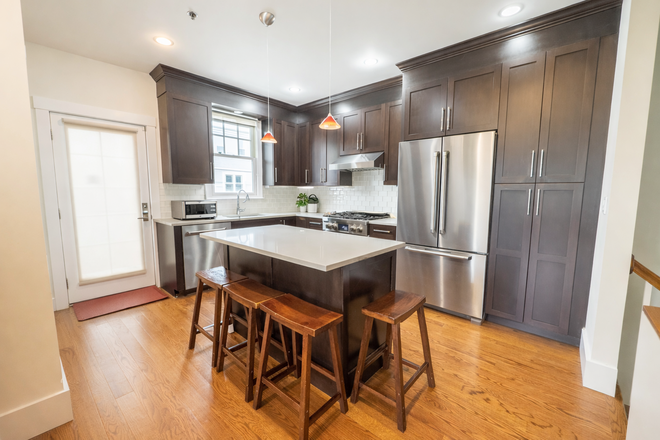 Kitchen 2 - 9 Montague Unit C, Renovated townhome, Central Air, In Unit Laundry & 1 Car Parking