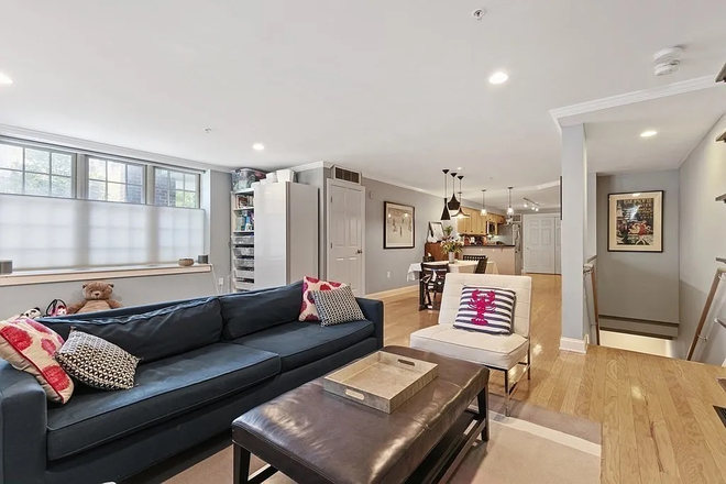 living room - Furnished apartment close to Davis and Porter Squares