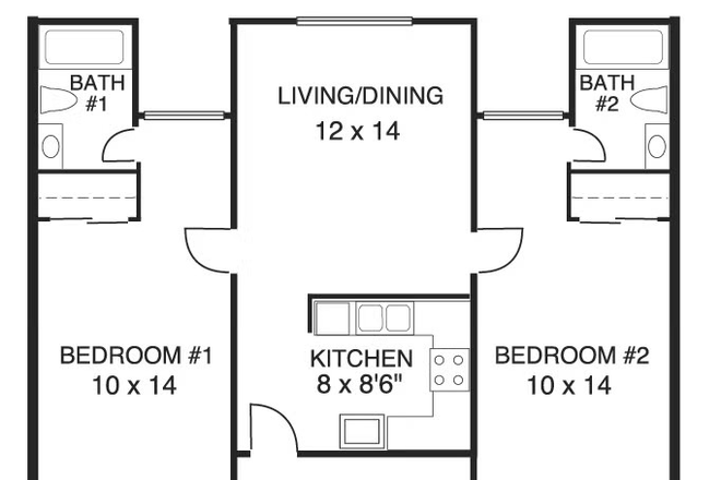 Floor Plan - Stonehaven Student Housing Apartments