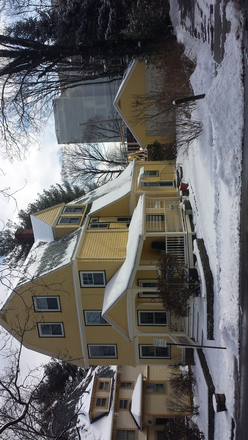 exterior showing 3rd floor and garage - Furnished 3rd floor of charming 19th C. single-family home (bed,bath,living rm). No fee