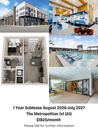 One Bedroom Apartment at the Metropolitan Tampa - The Metropolitan Tampa, Apartment close to USF