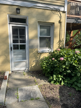 Front door - Above ground English Basement in Takoma Park