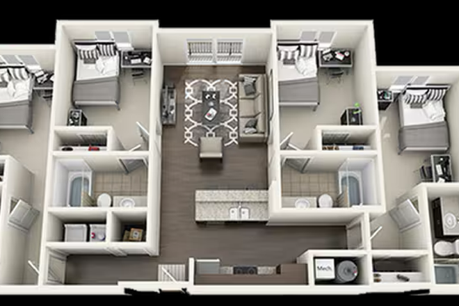 Layout - University Park Apartments