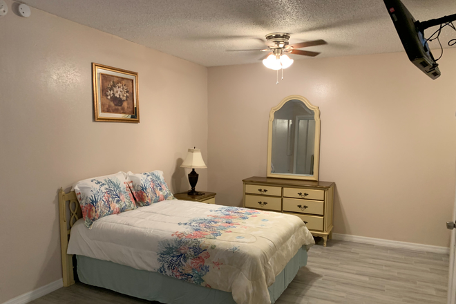 Living Room & Bed Room - Private Fully Furnished Studio Apartments