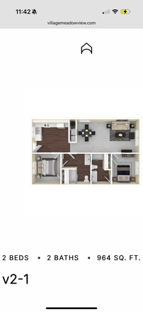Layout - The Village of Meadowview URGENT Lease Takeover Apartments