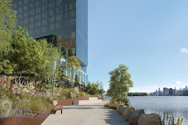 Waterfront Sidewalks - Halletts Point Apartments