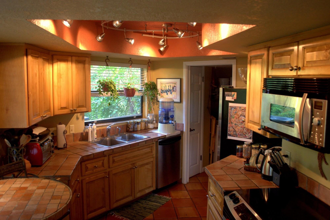 Kitchen - Furnished Bedroom in Unique Two-Story "Treehouse"
