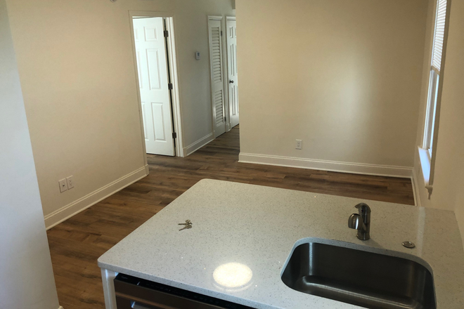 Living Room Kitchen - 4240 39th Street NW - AU / Tenleytown Apartments