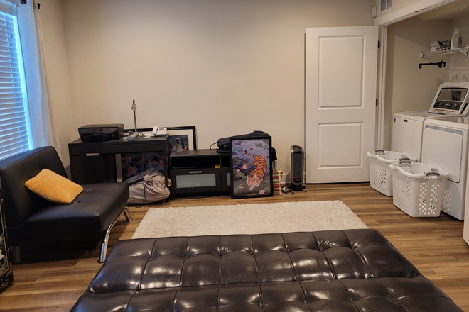 Entrance and laundry shared space - Quiet, Spacious, Furnished and Utilities-Included Room for Rent behind Whole Foods Market. Townhome