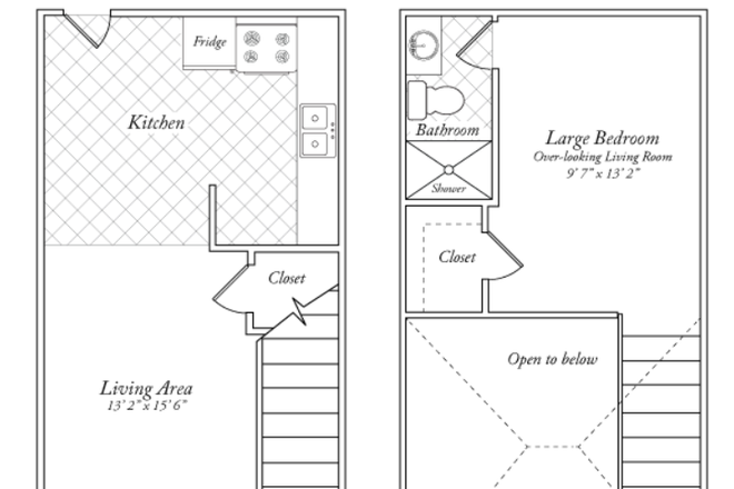 Here is the floorplan. If interested please reach out and I will send more pictures! - Arbor Loft Apartment, SUMMER 2026, private bedroom/bathroom, close to campus
