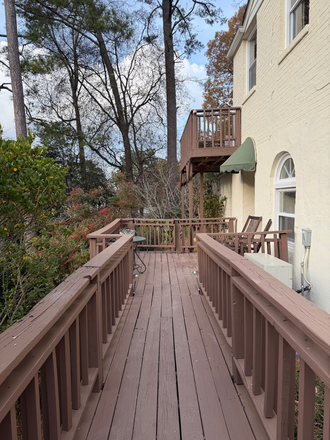 Walkway to front door - Emory/Mornigside  Charming  Daylight Basement Studio  Apt. All utilities included