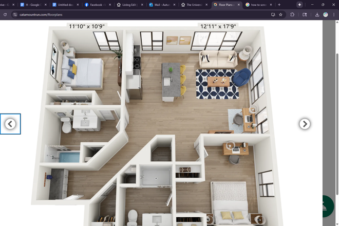 Layout - Catamount Run Apartments