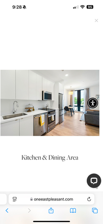 Kitchen - **WINTER/SPRING LEASE TAKEOVER** ONE EAST PLEASANT, STUDIO APARTMENT