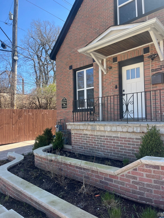 Front of the house. - One Bedroom in a house close to campus.