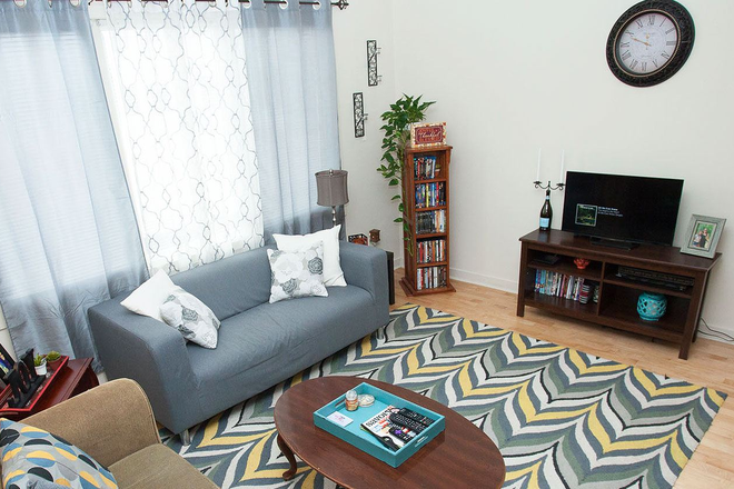Living Room - Urban Xchange, located near campus and downtown Harrisonburg Apartments