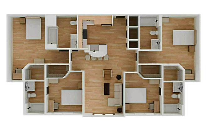 Apartment layout - Great location for studnets Apartments