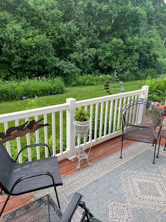 Patio and Backyard - Great Location Surrounded by Woods and Parks