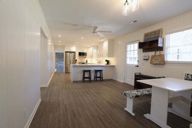 Kitchen back door and nook - Newly Renovated Property on Desirable James Island! Minutes to Folly Beach and Downtown. House