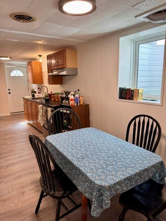 kitchen area - Basement studio apt all utilities included located in the Darlington neighborhood Pawtuck