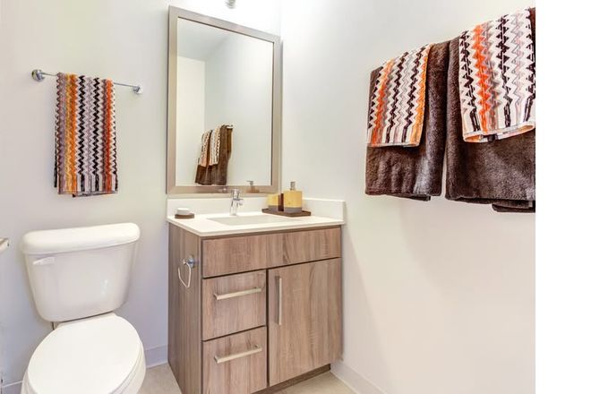 Bathroom - Scio at the Medical District Apartments