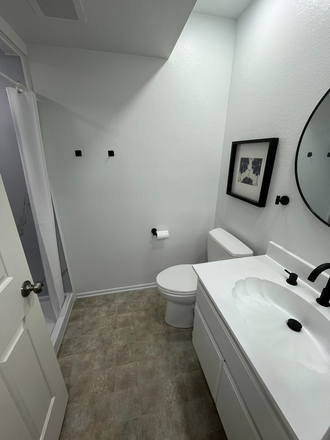 bathroom with shower - Tustin Condo Whole Unit for Rent 2 bdr 2 bath